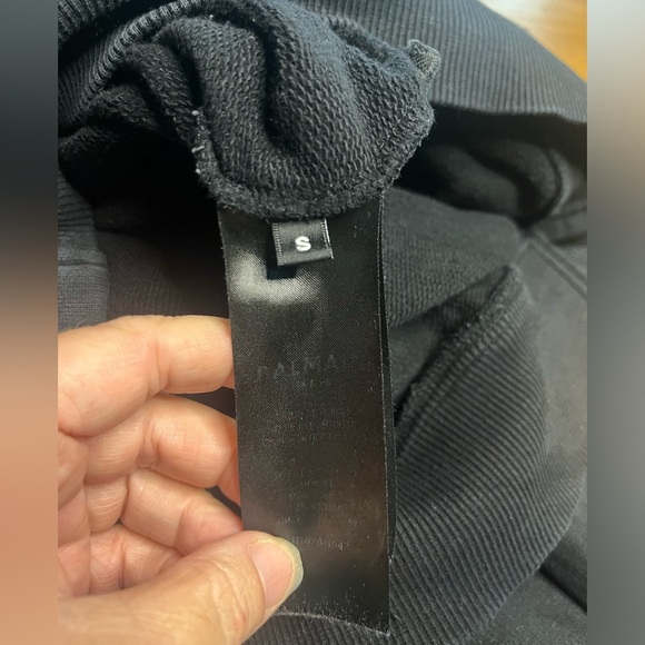 GUC Balmain Black Graphic Hoodie. Size S - Picture 8 of 16